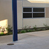 A courtyard provides a triparte connection between the the main school campus, parking lot and the new Boys & Girls Club.